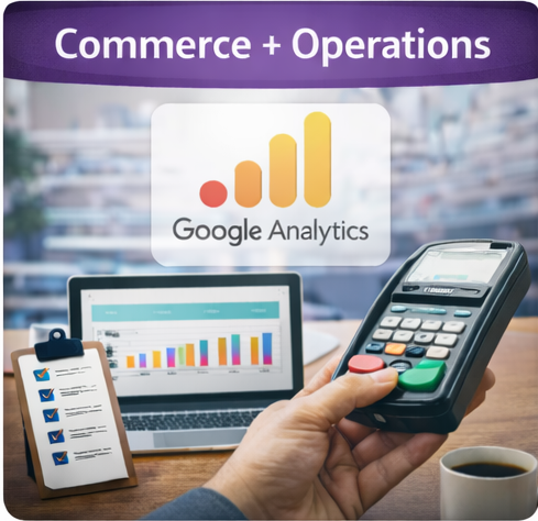 Work that bridges marketing sites, bookings, and front-desk workflows.